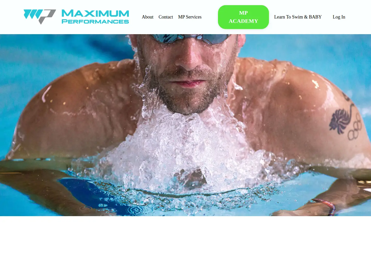 Captured homepage of maximumperformances.com in the current scan