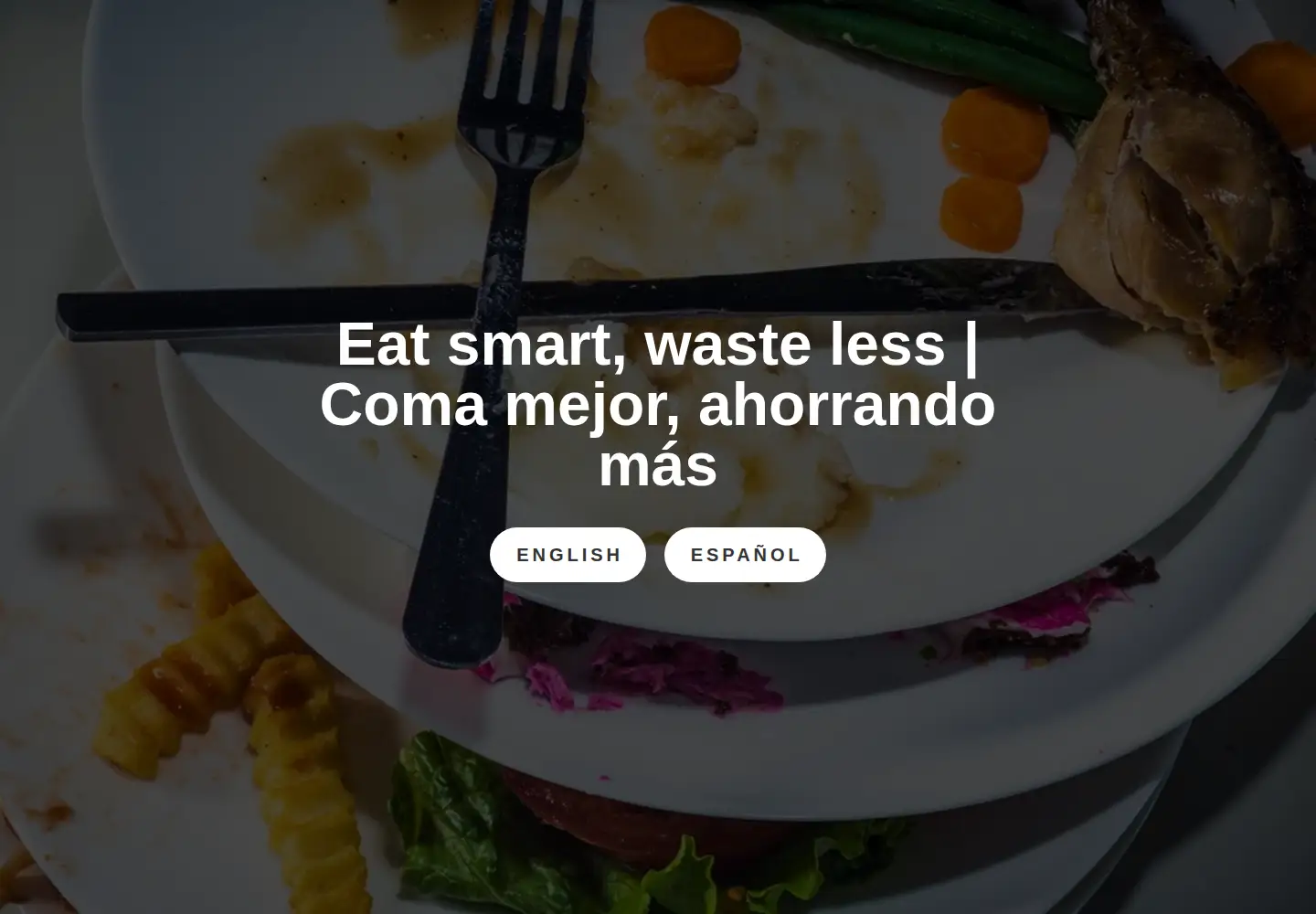 Screenshot of eatsmartwasteless.com