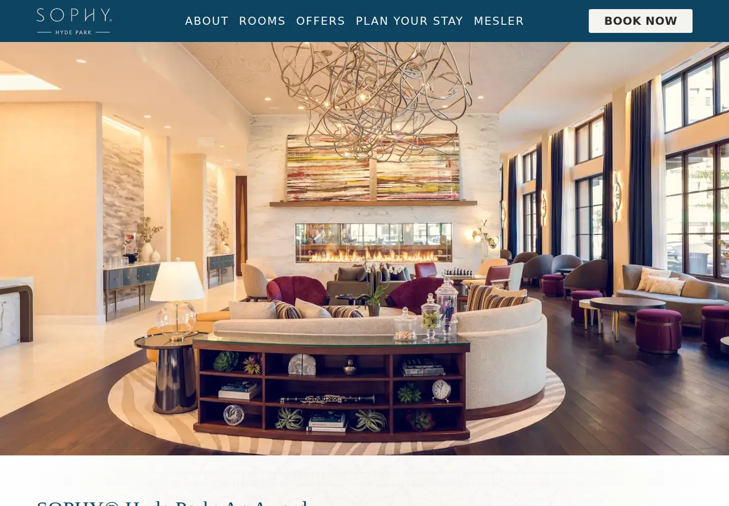 Screenshot of sophyhotel.com