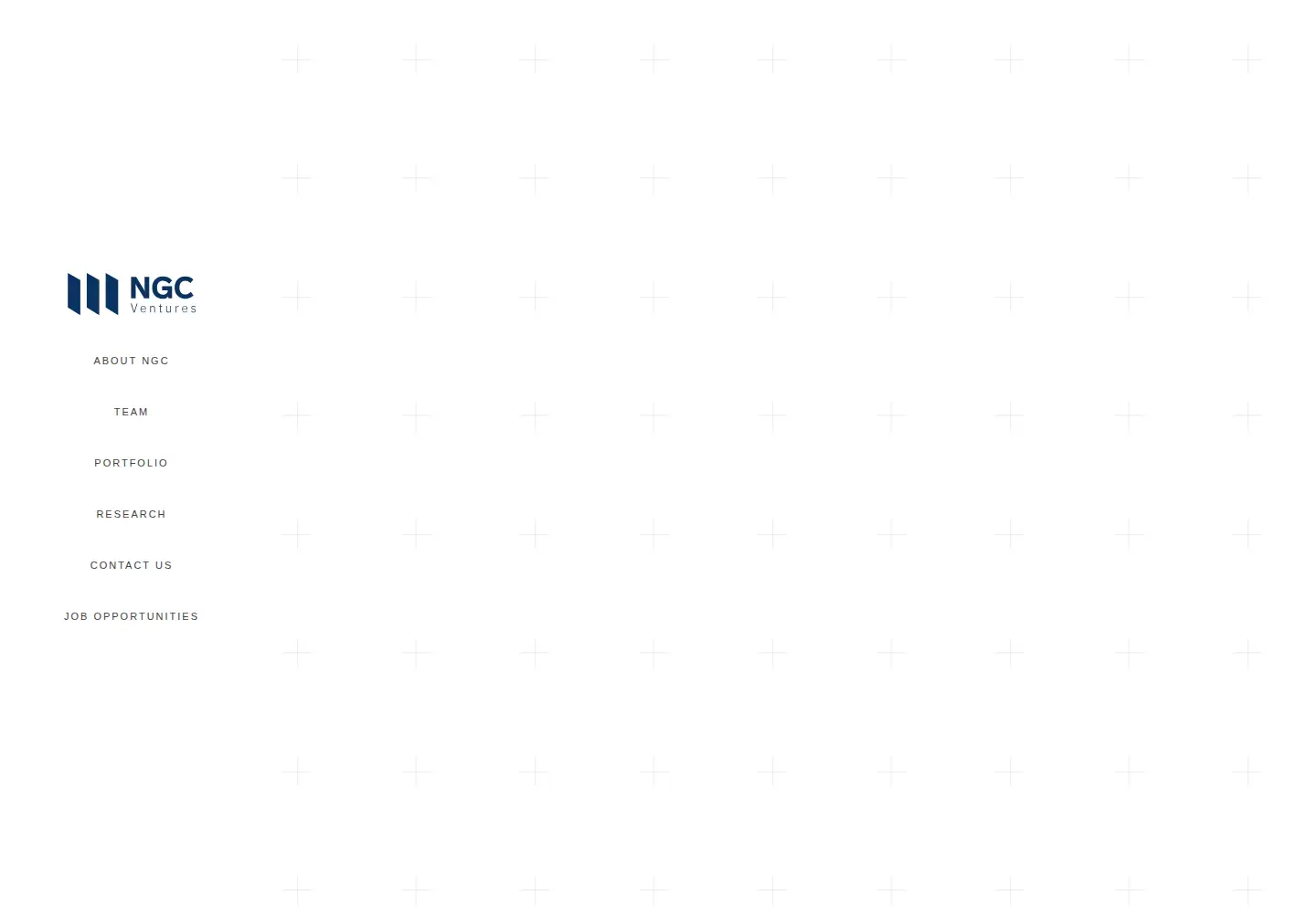 Captured homepage of ngc.fund in the current scan