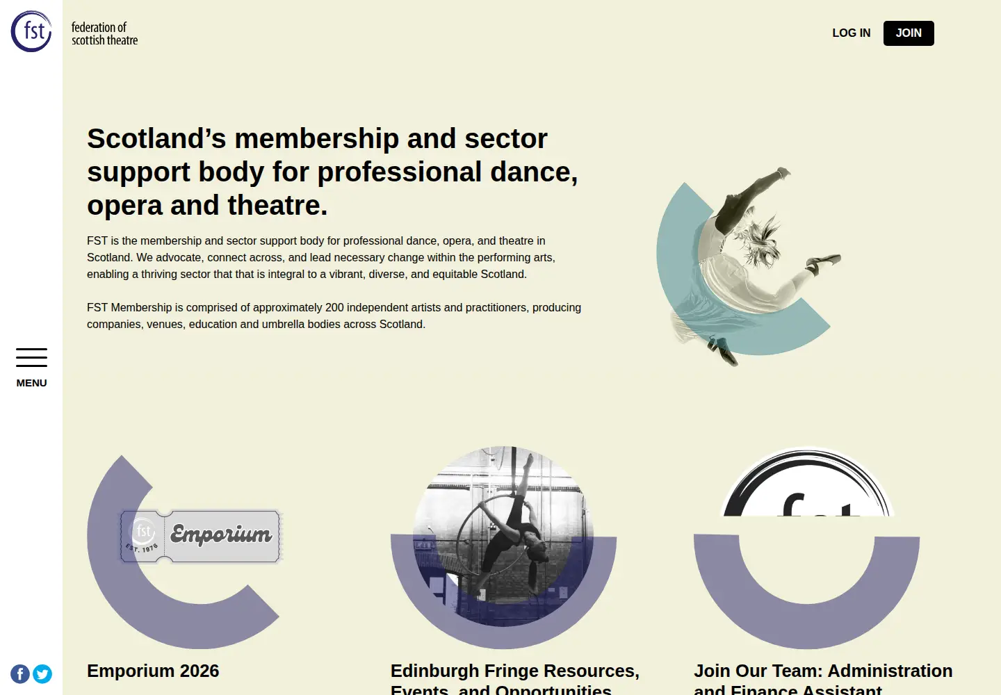 Screenshot of scottishtheatre.org