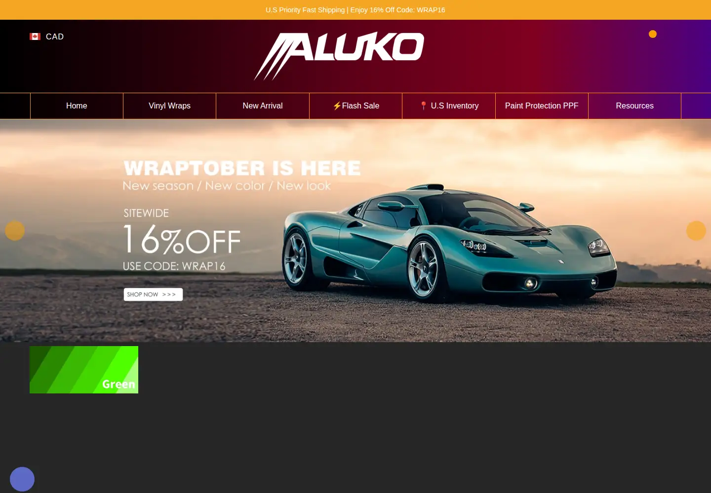 Screenshot of alukovinyl.com