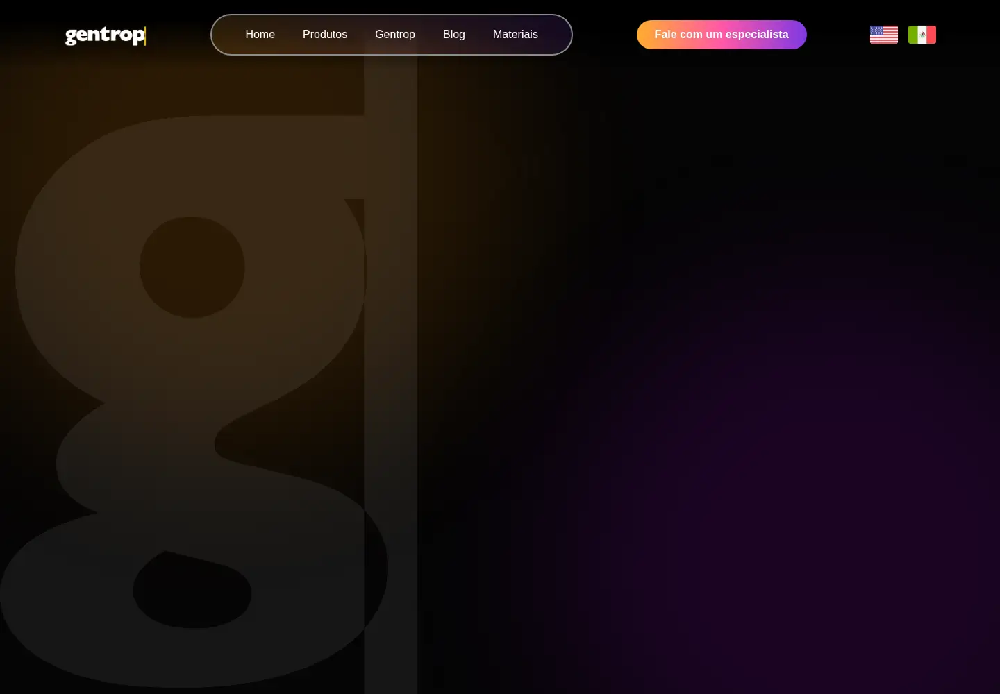 Captured homepage of gentrop.com in the current scan