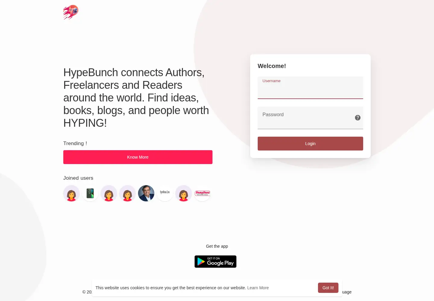 Screenshot of hypebunch.com