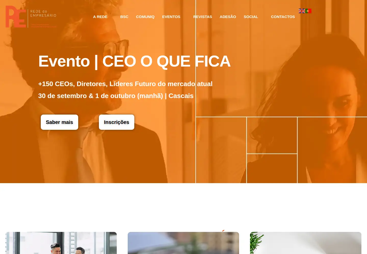 Screenshot of rededoempresario.pt
