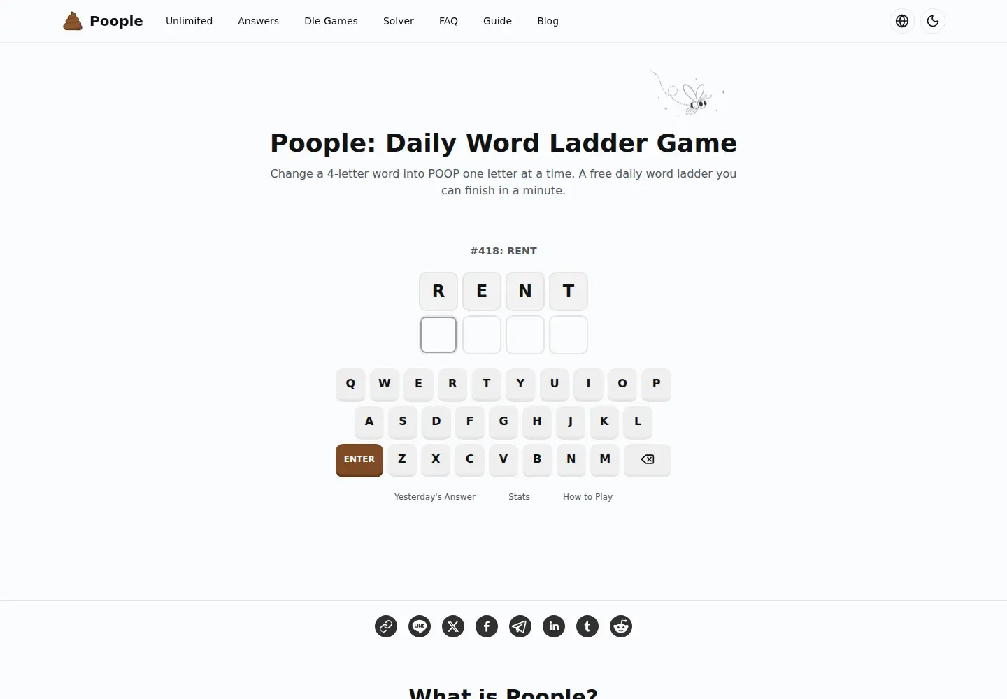 Screenshot of pooplegame.com
