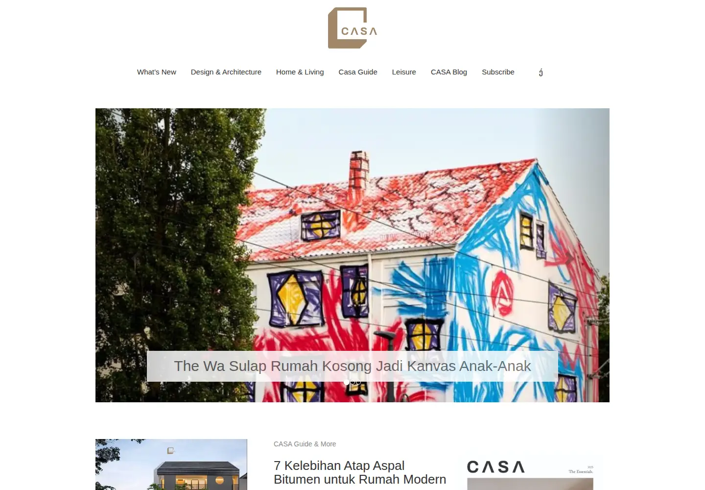 Screenshot of casaindonesia.com