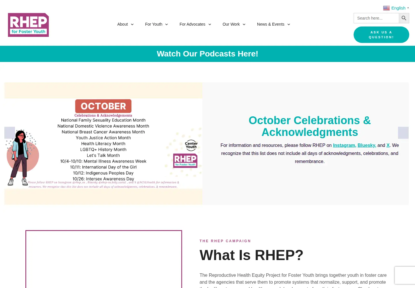 Captured homepage of fosterreprohealth.org in the current scan