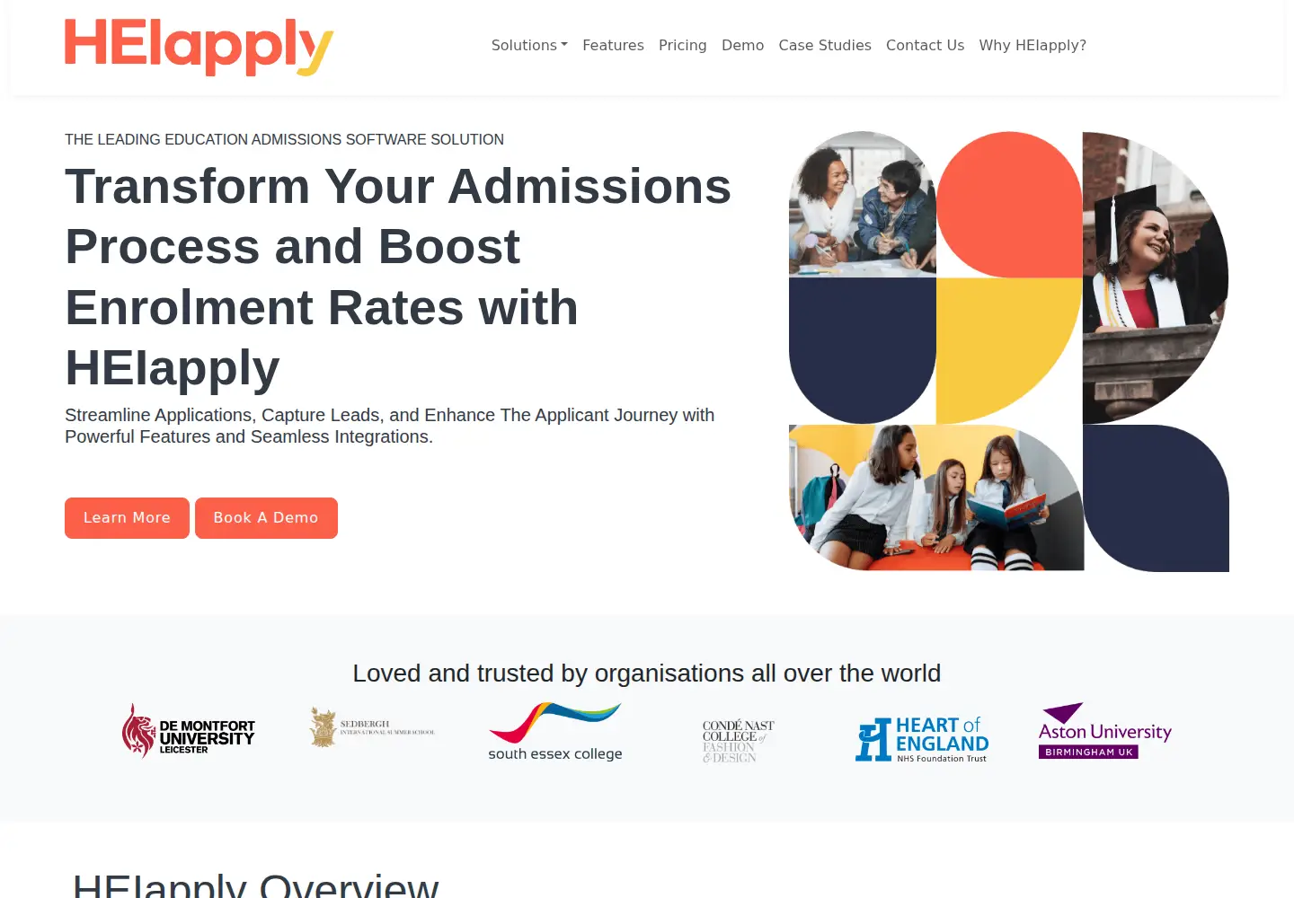 Screenshot of heiapply.com