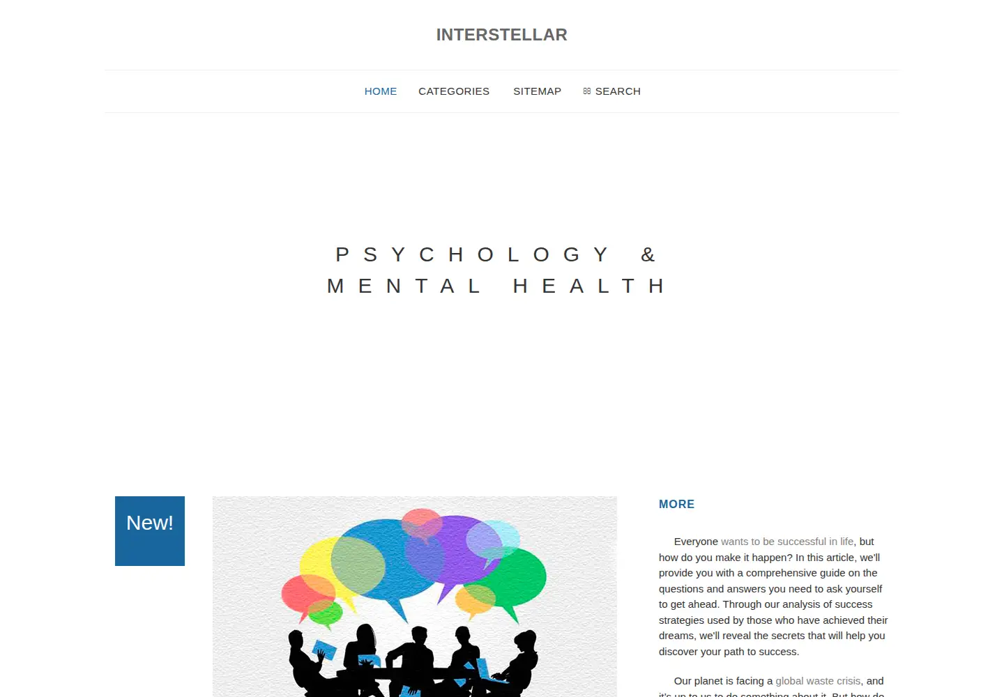 Screenshot of interstellarindex.com
