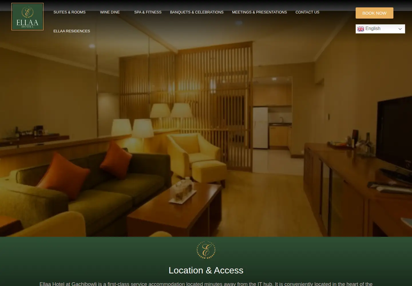 Screenshot of ellaahotel.com