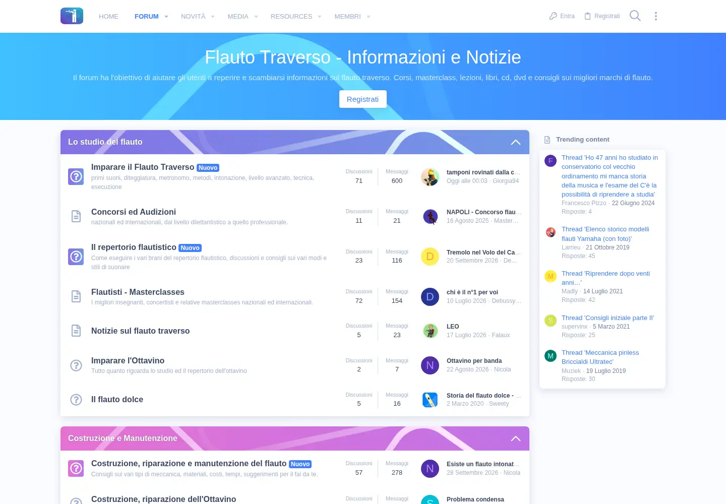 Screenshot of flauto.info
