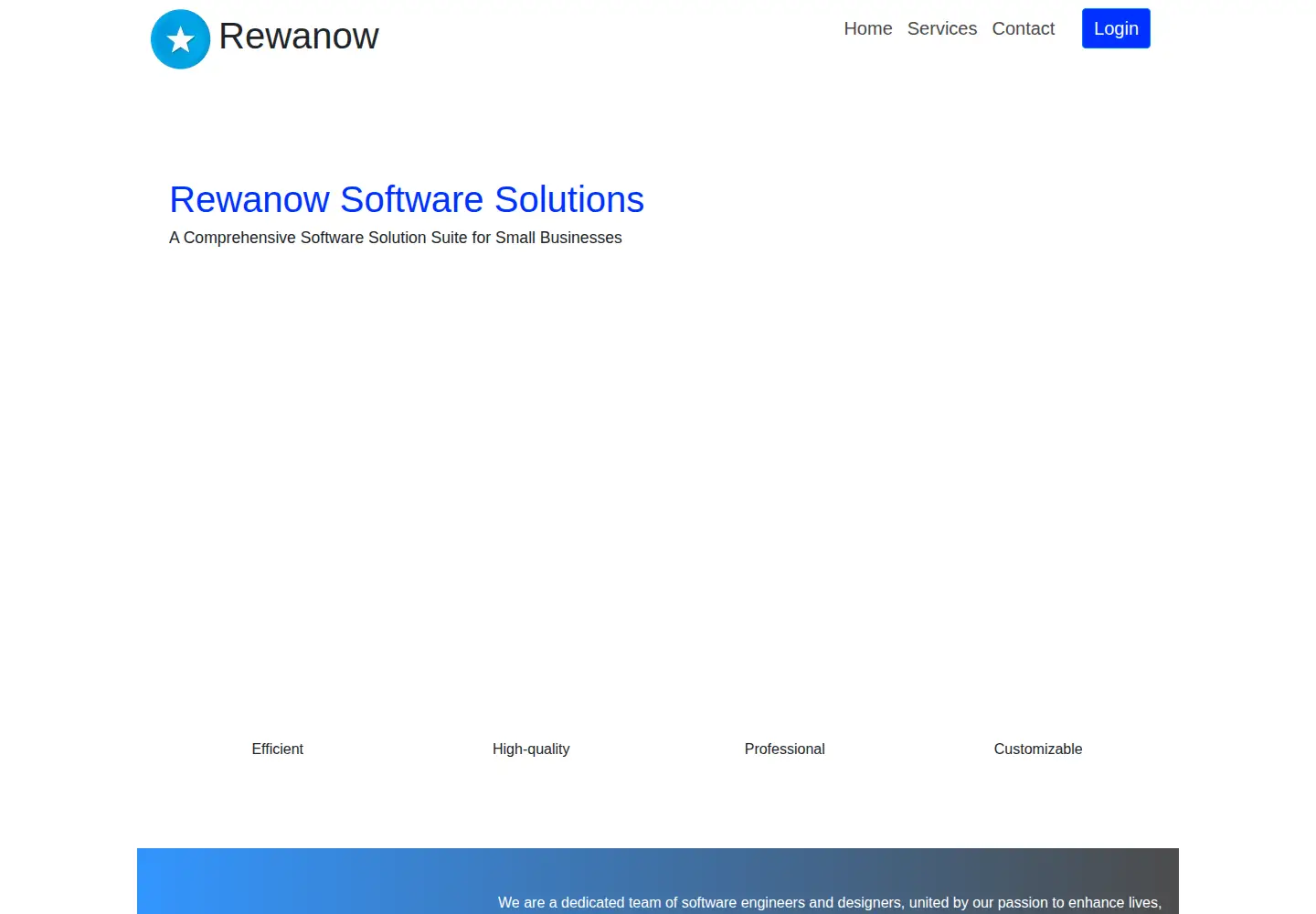 Captured homepage of rewanow.com in the current scan