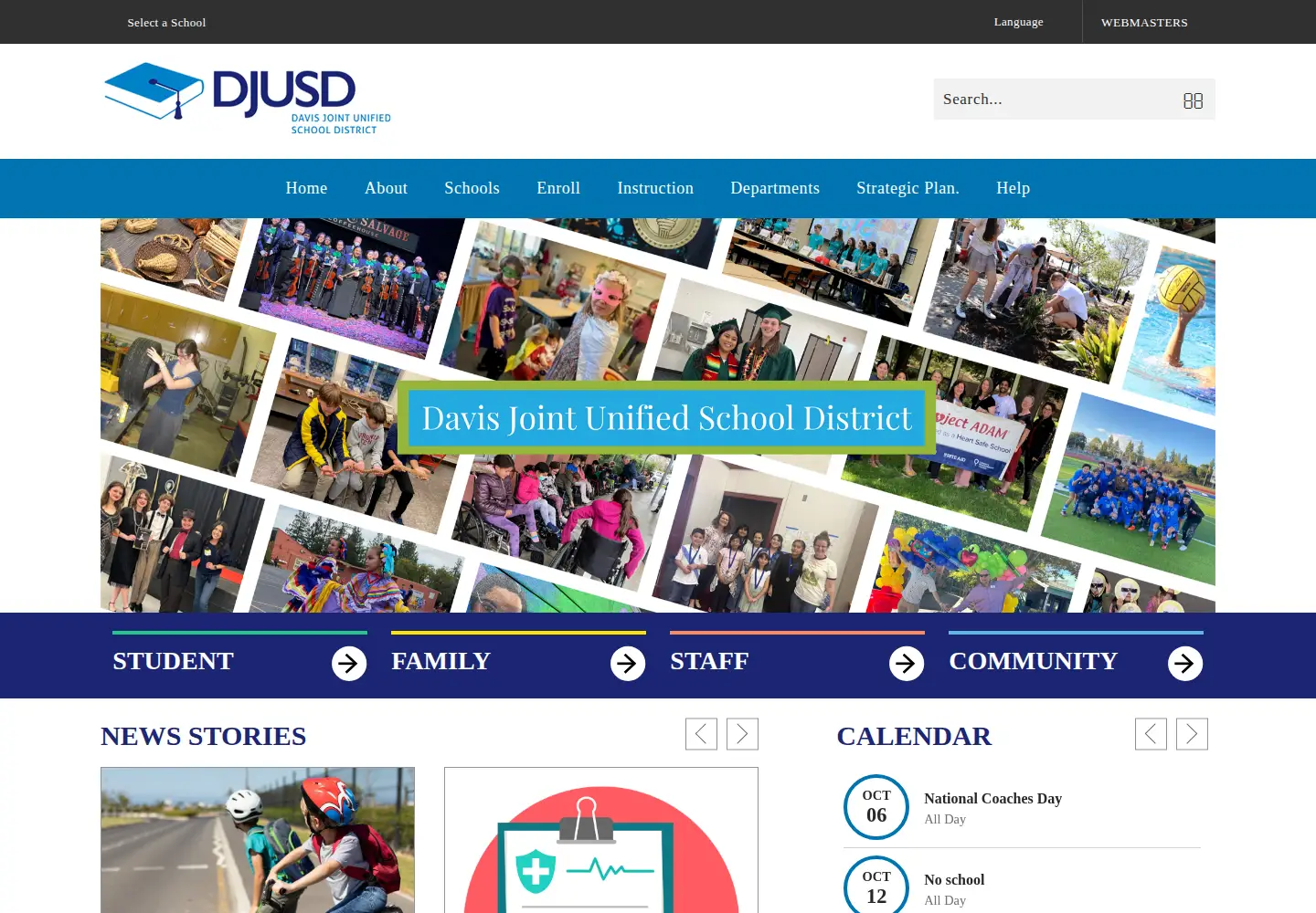 Screenshot of djusd.net