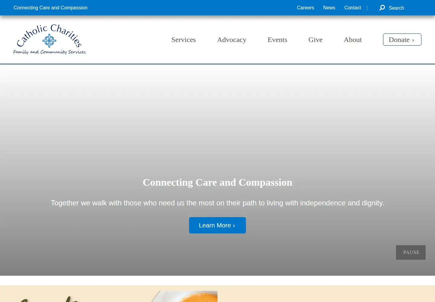 Screenshot of fcscharities.org