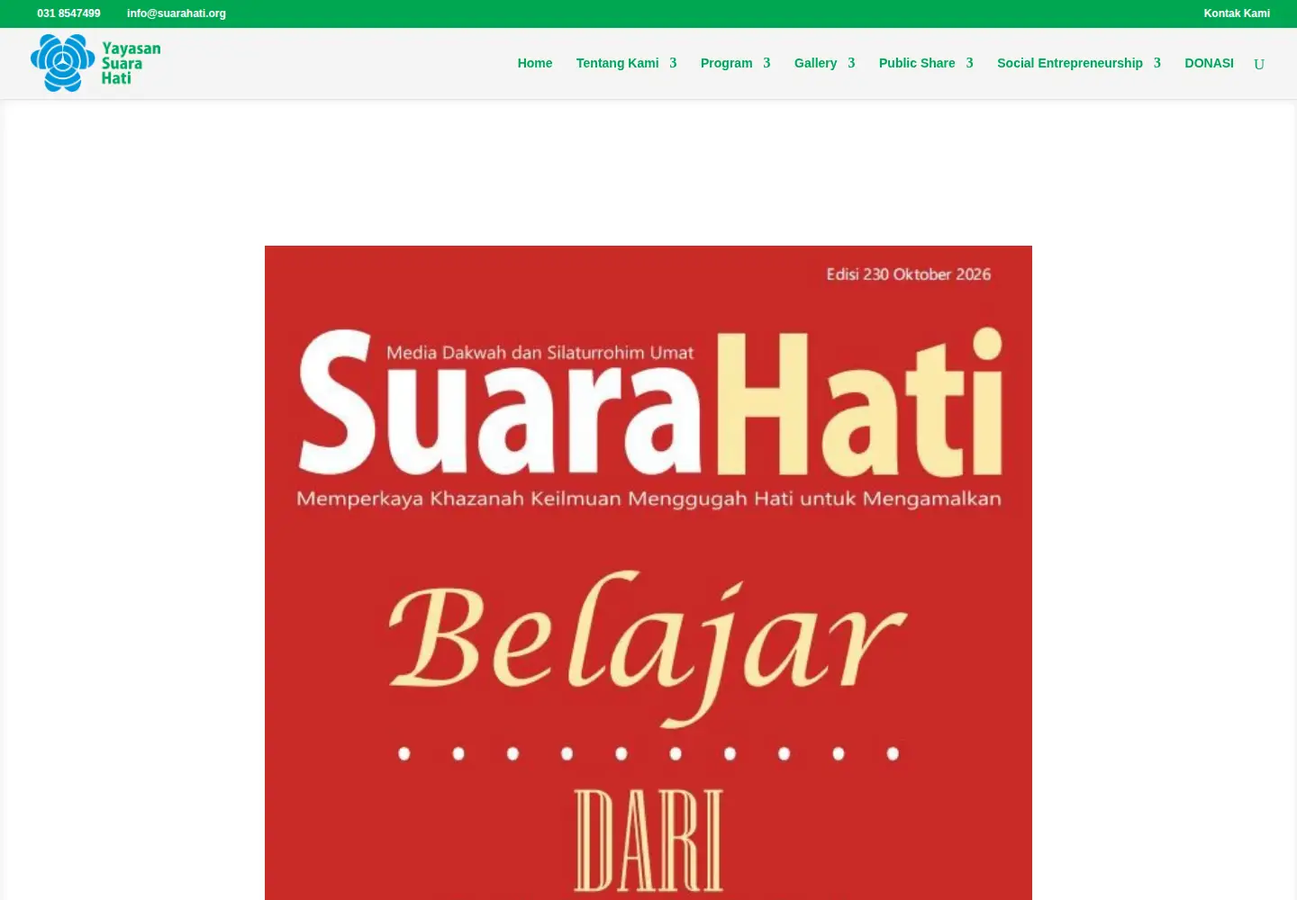 Screenshot of suarahati.org