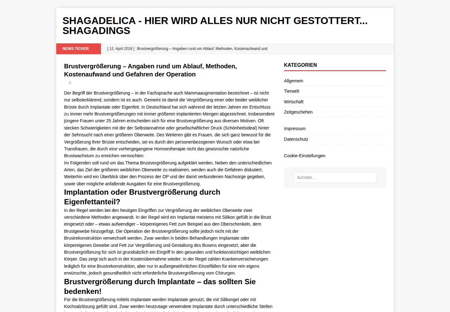 Captured homepage of aouw.org in the current scan