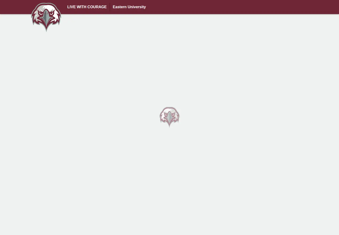 Screenshot of goeasterneagles.com