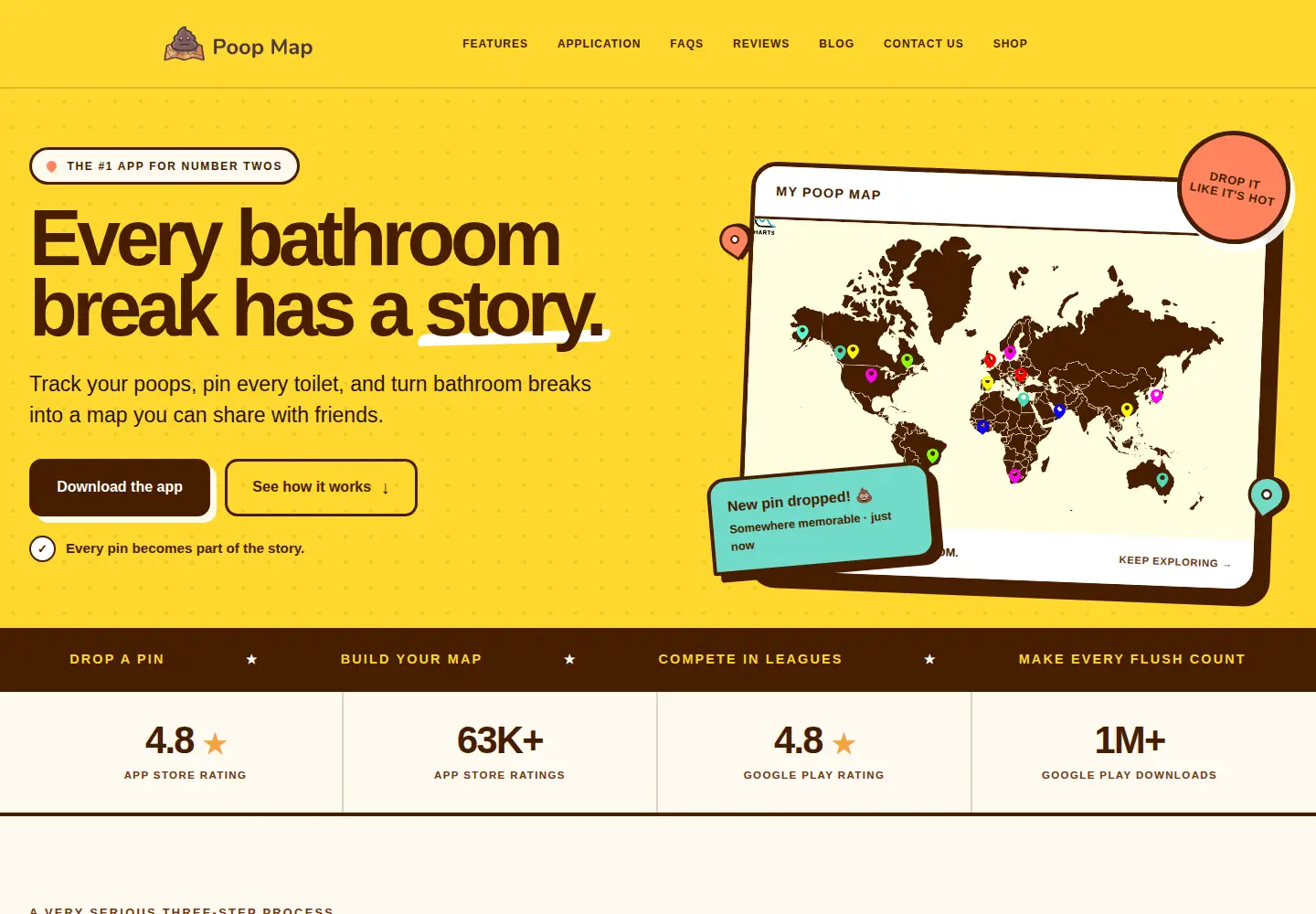 Screenshot of poopmap.net
