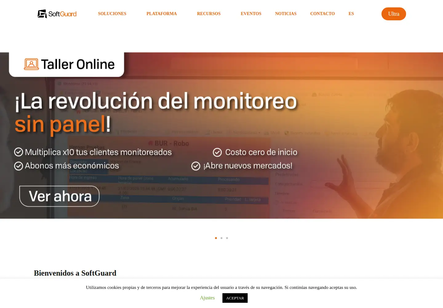 Screenshot of softguard.com