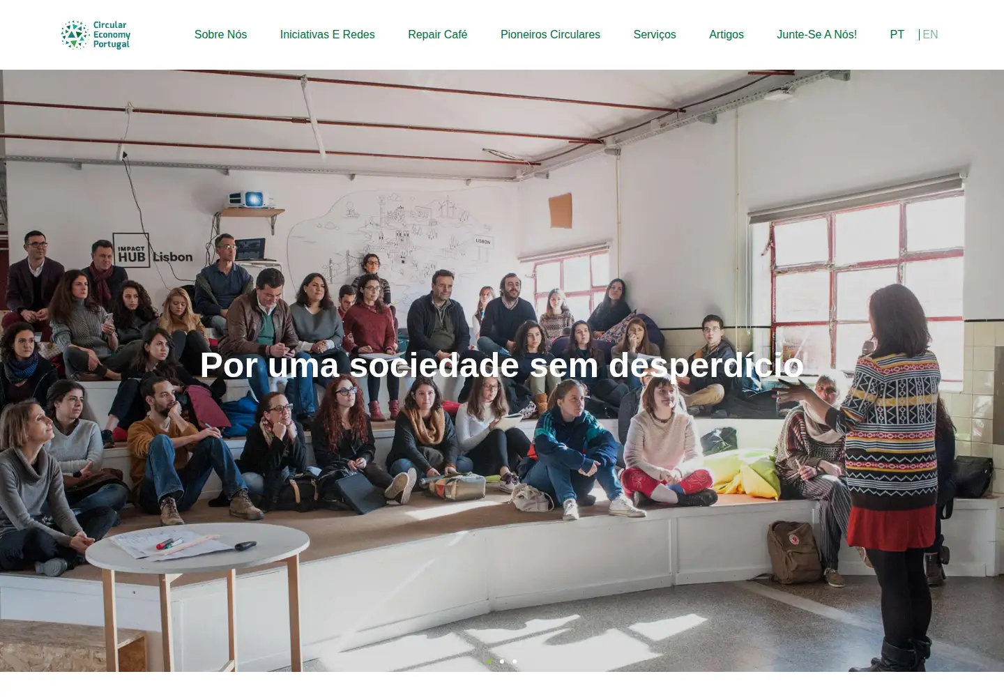 Screenshot of circulareconomy.pt