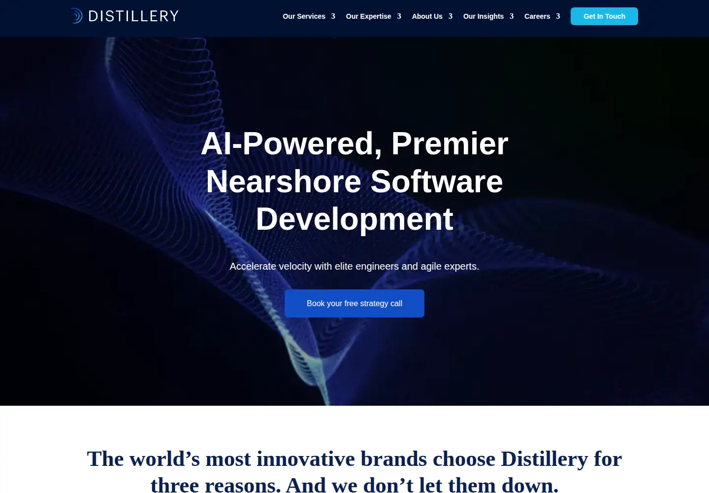 Screenshot of distillery.com