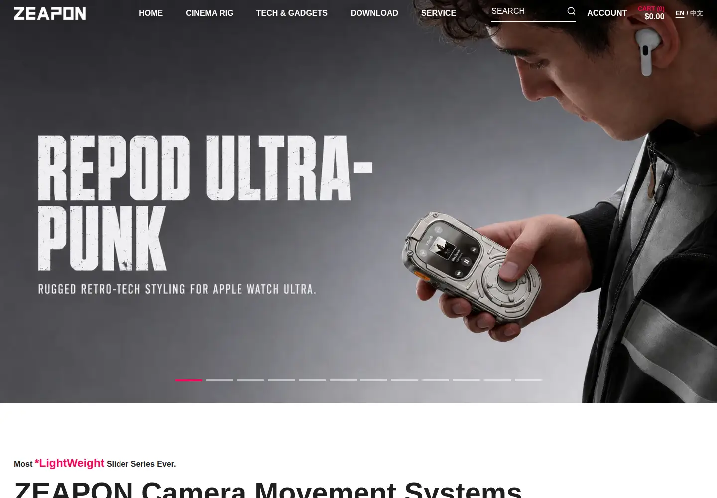 Screenshot of zeapon.com