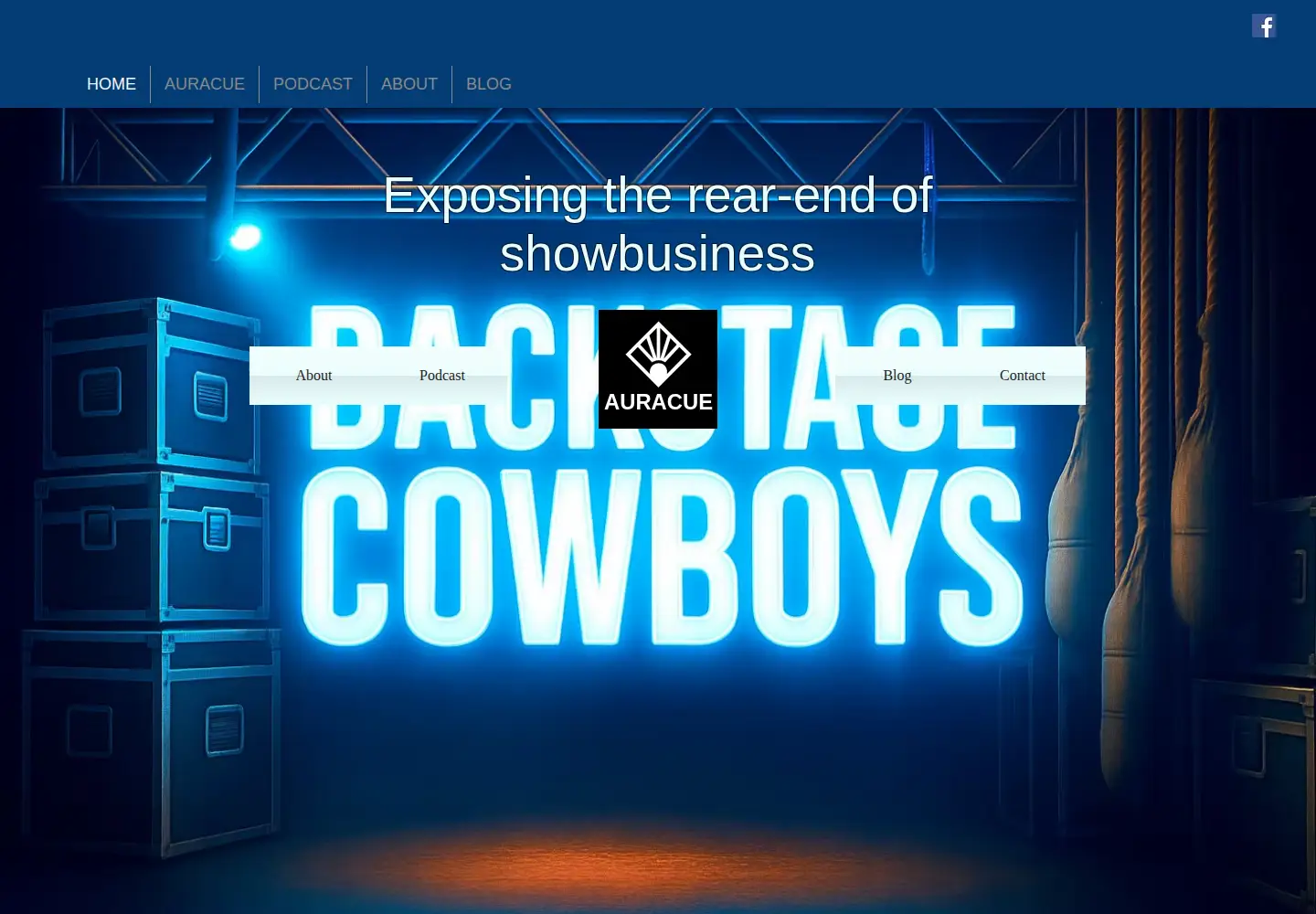 Captured homepage of backstagecowboys.com in the current scan