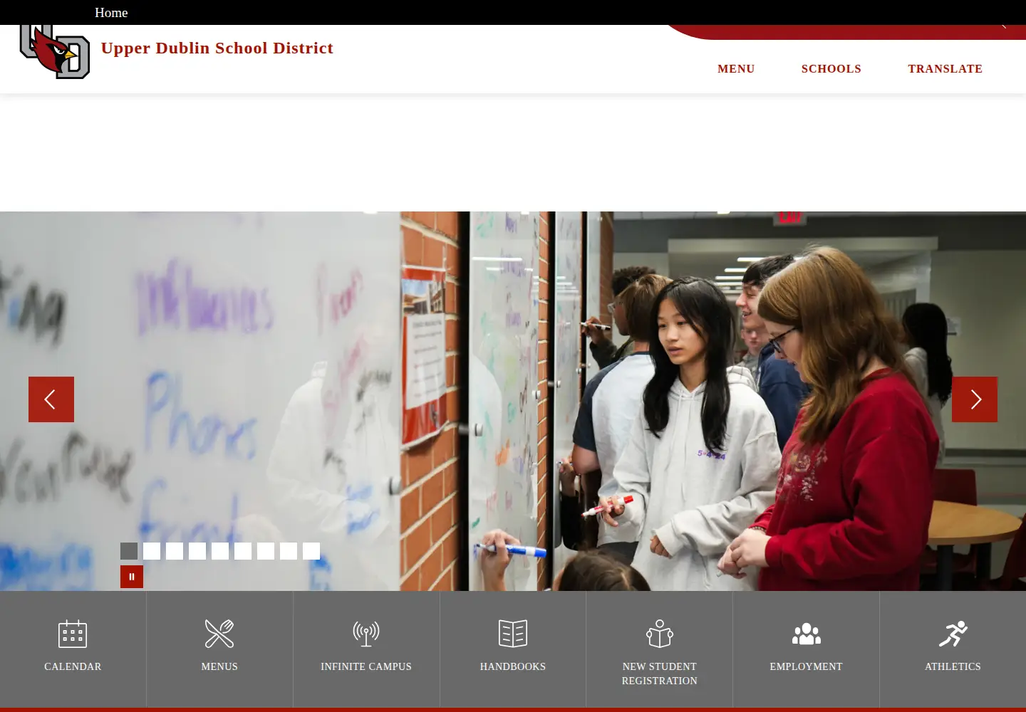 Screenshot of udsd.org