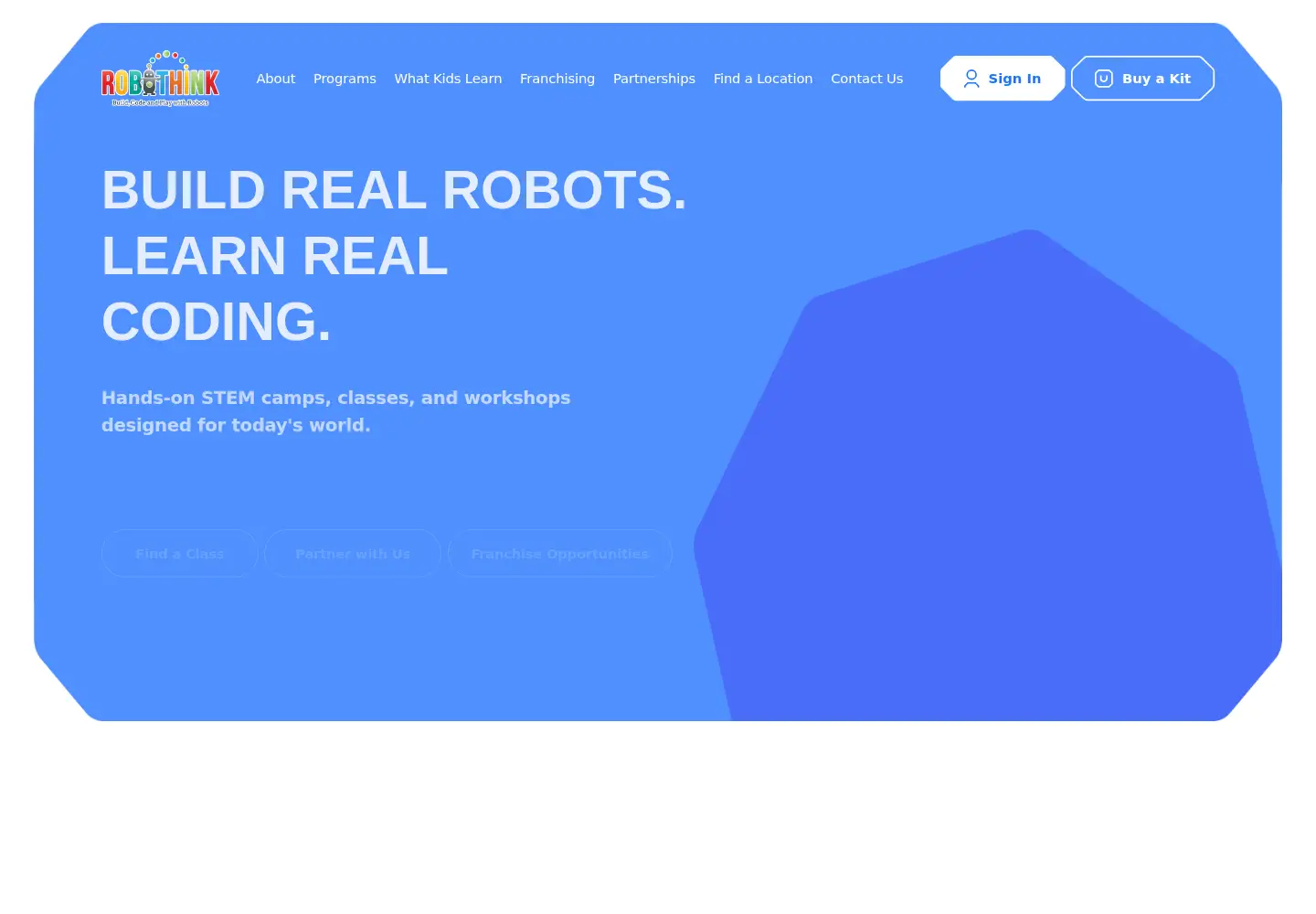 Screenshot of myrobothink.com