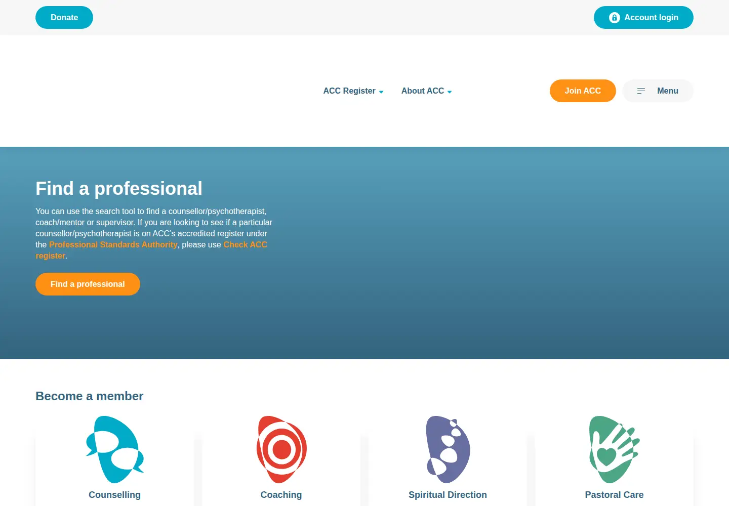 Screenshot of acc-uk.org