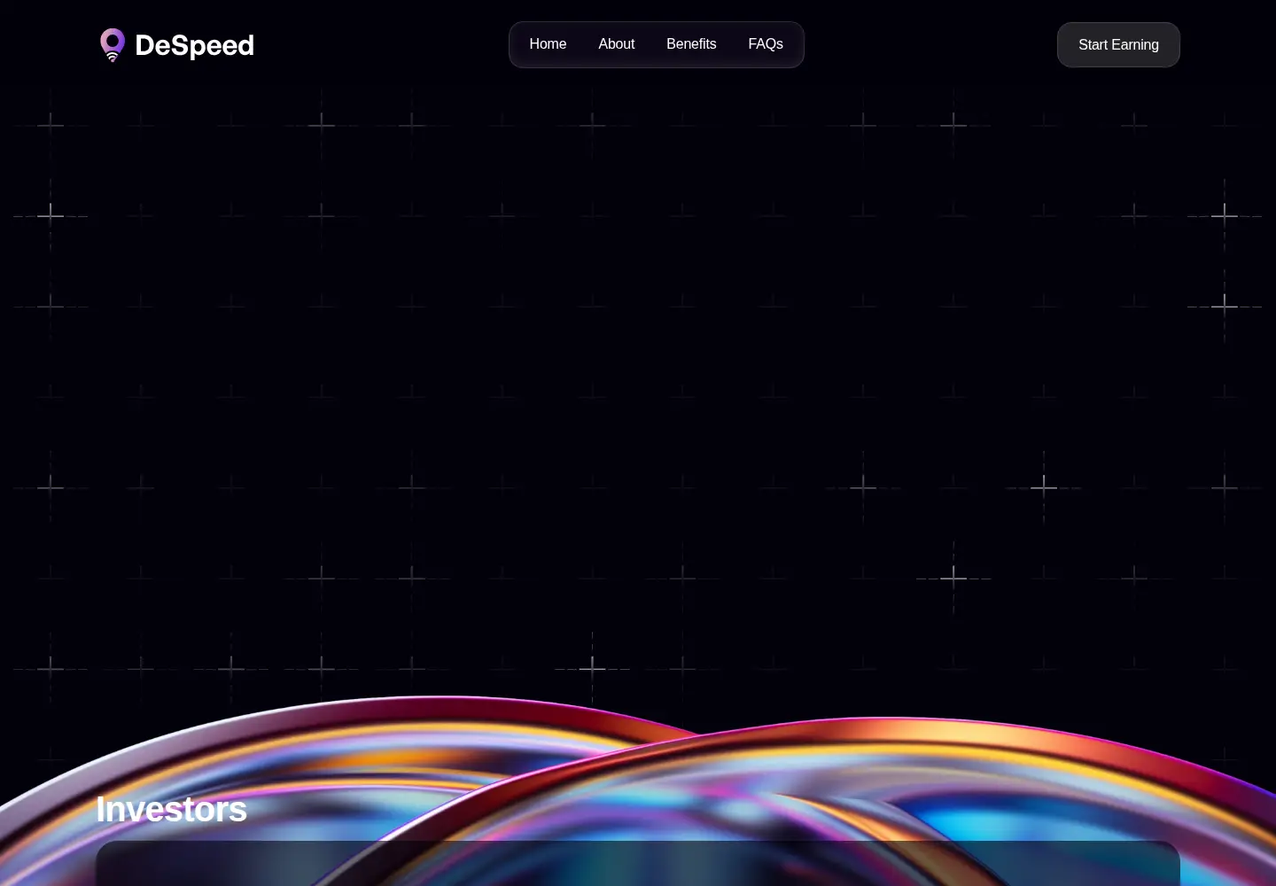 Captured homepage of despeed.net in the current scan