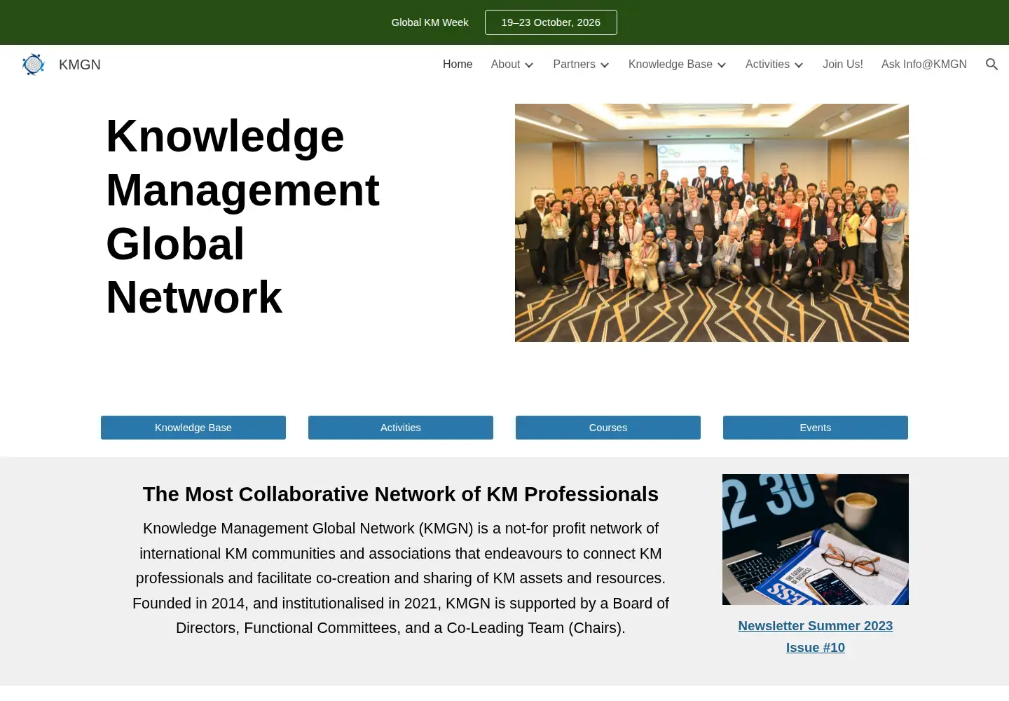 Screenshot of kmglobalnetwork.org