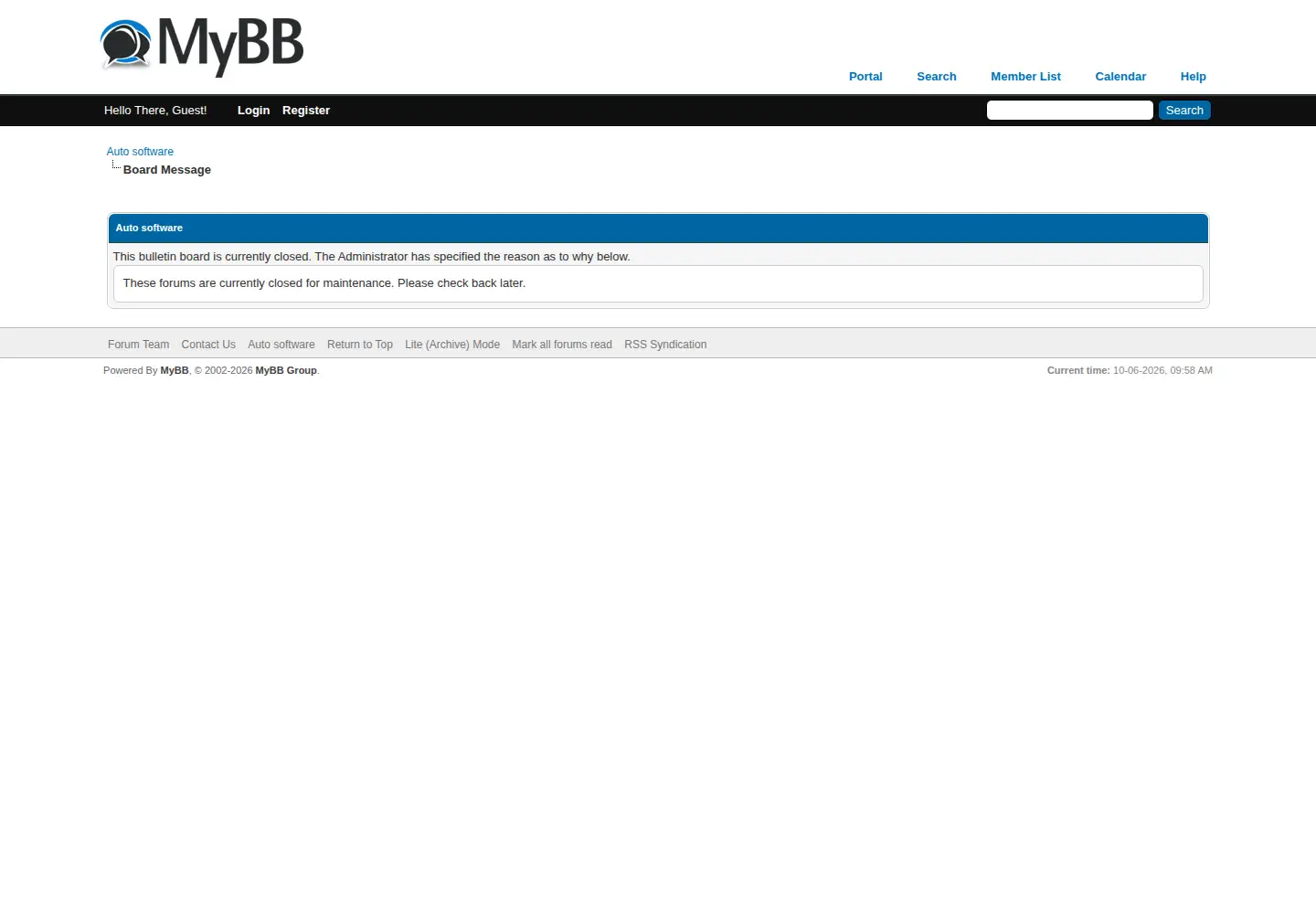 Screenshot of auto-software.org