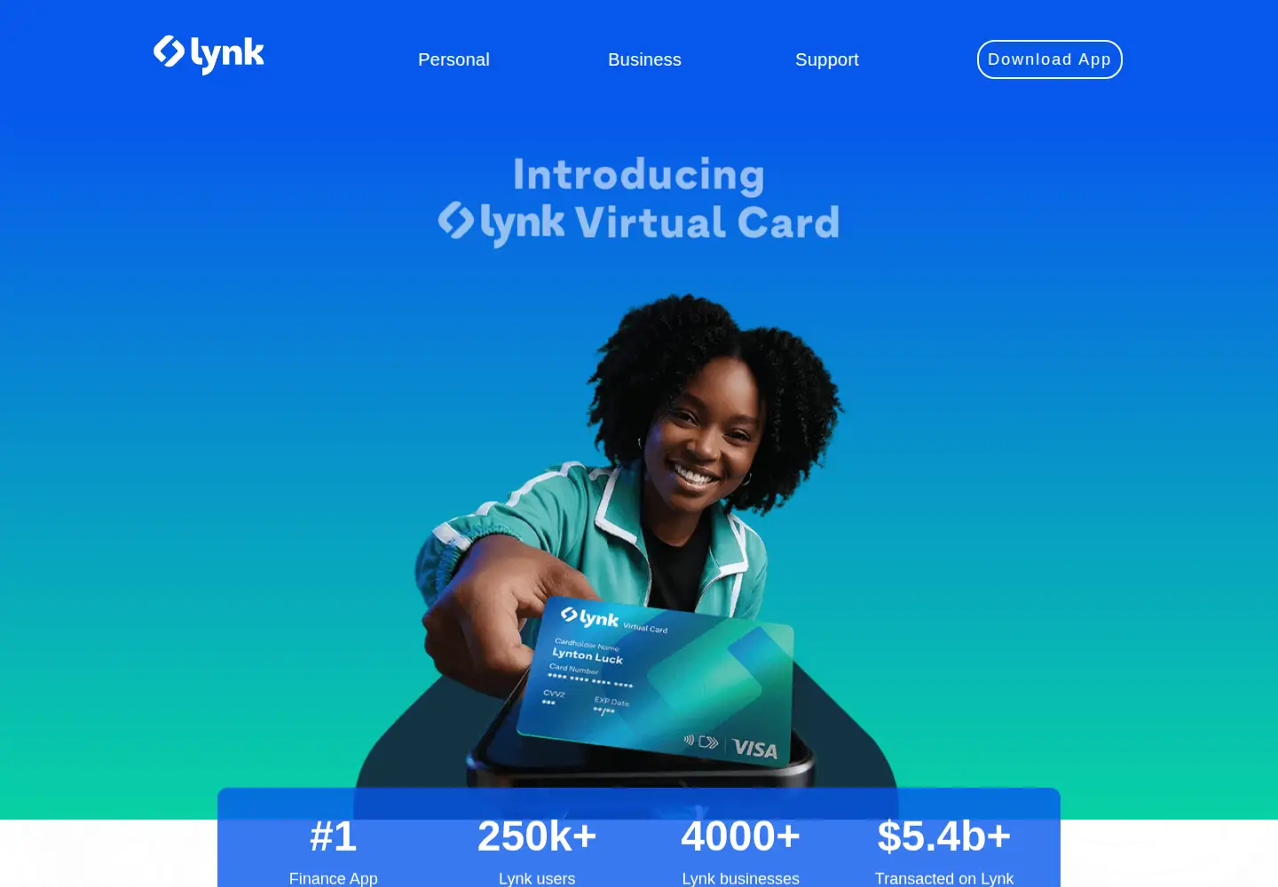 Screenshot of lynk.us