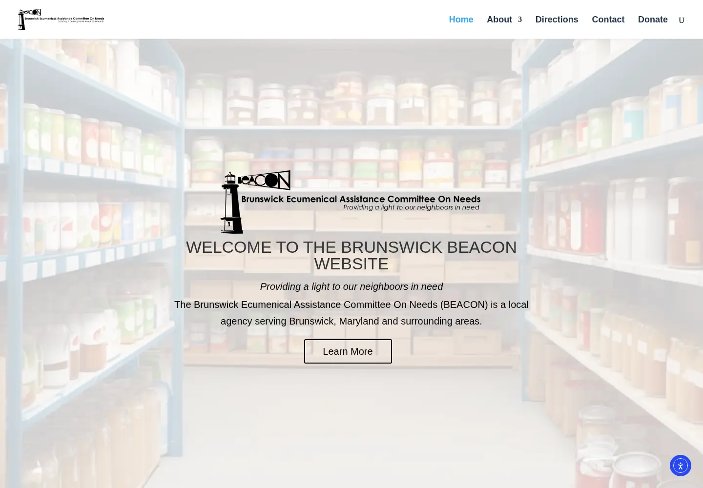 Screenshot of brunswickbeacon.org