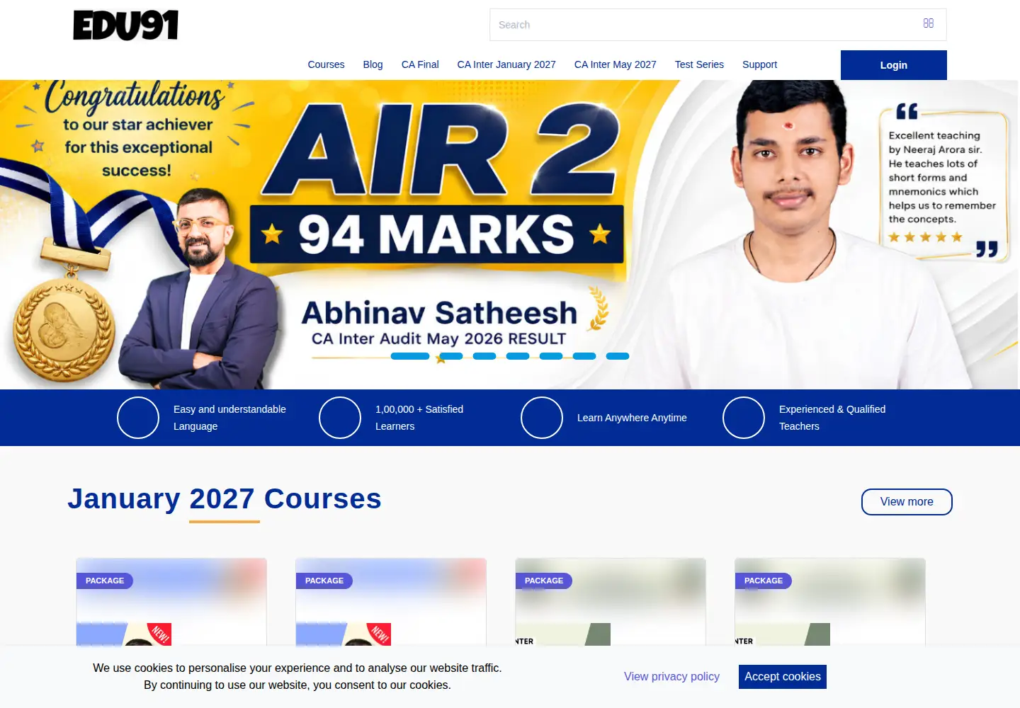 Screenshot of edu91.org