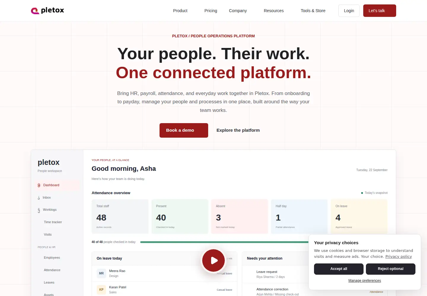 Screenshot of pletox.com