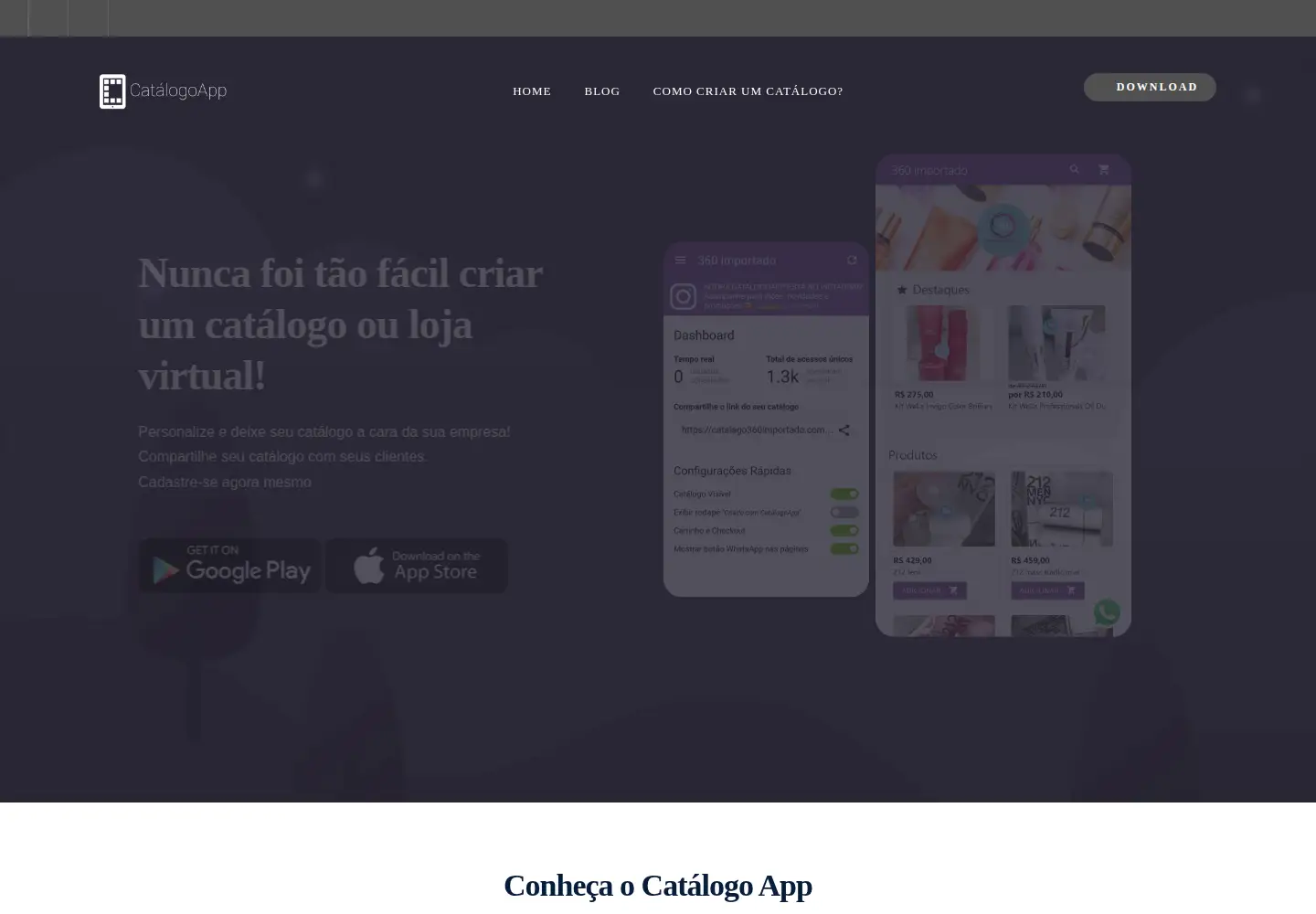 Screenshot of catalogoapp.mobi