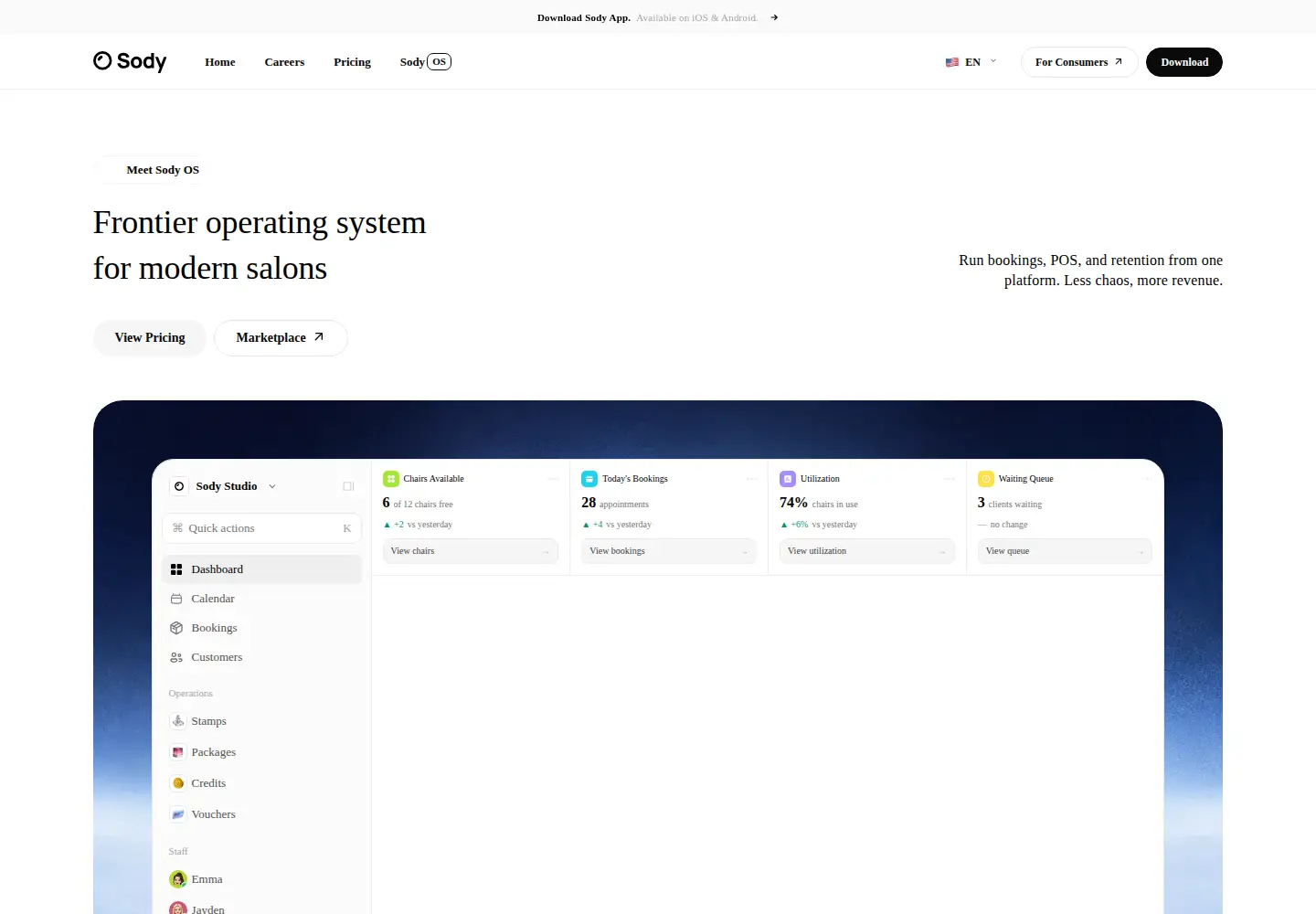Screenshot of sody.app