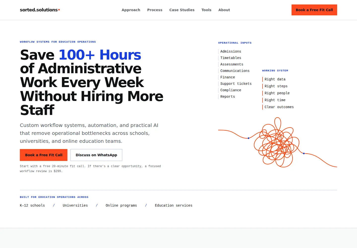 Screenshot of srted.link