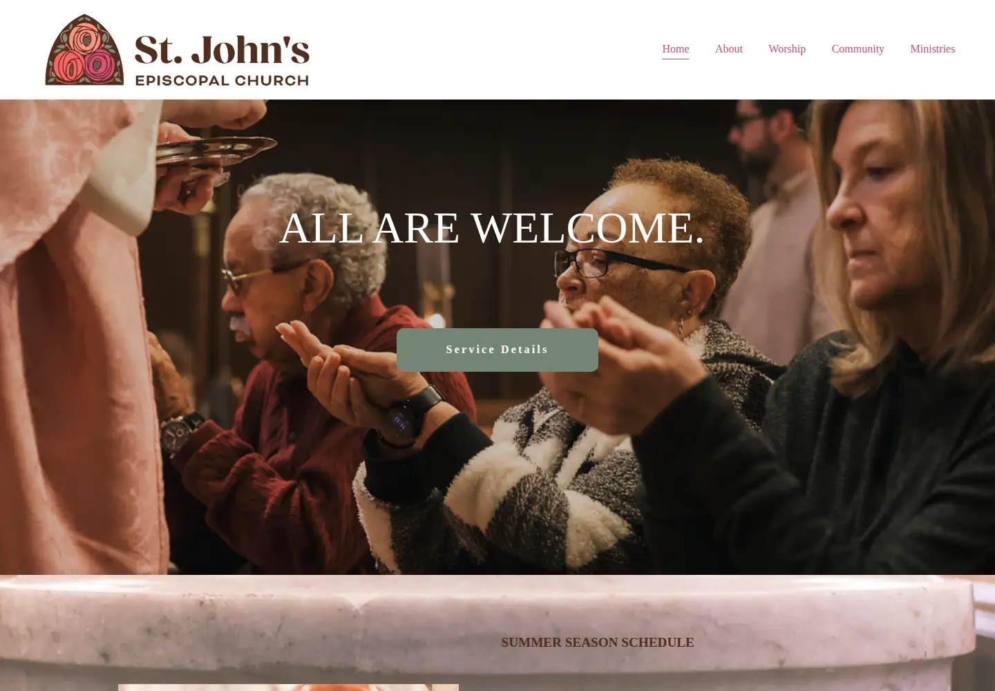 Screenshot of stjohnscollegepark.org