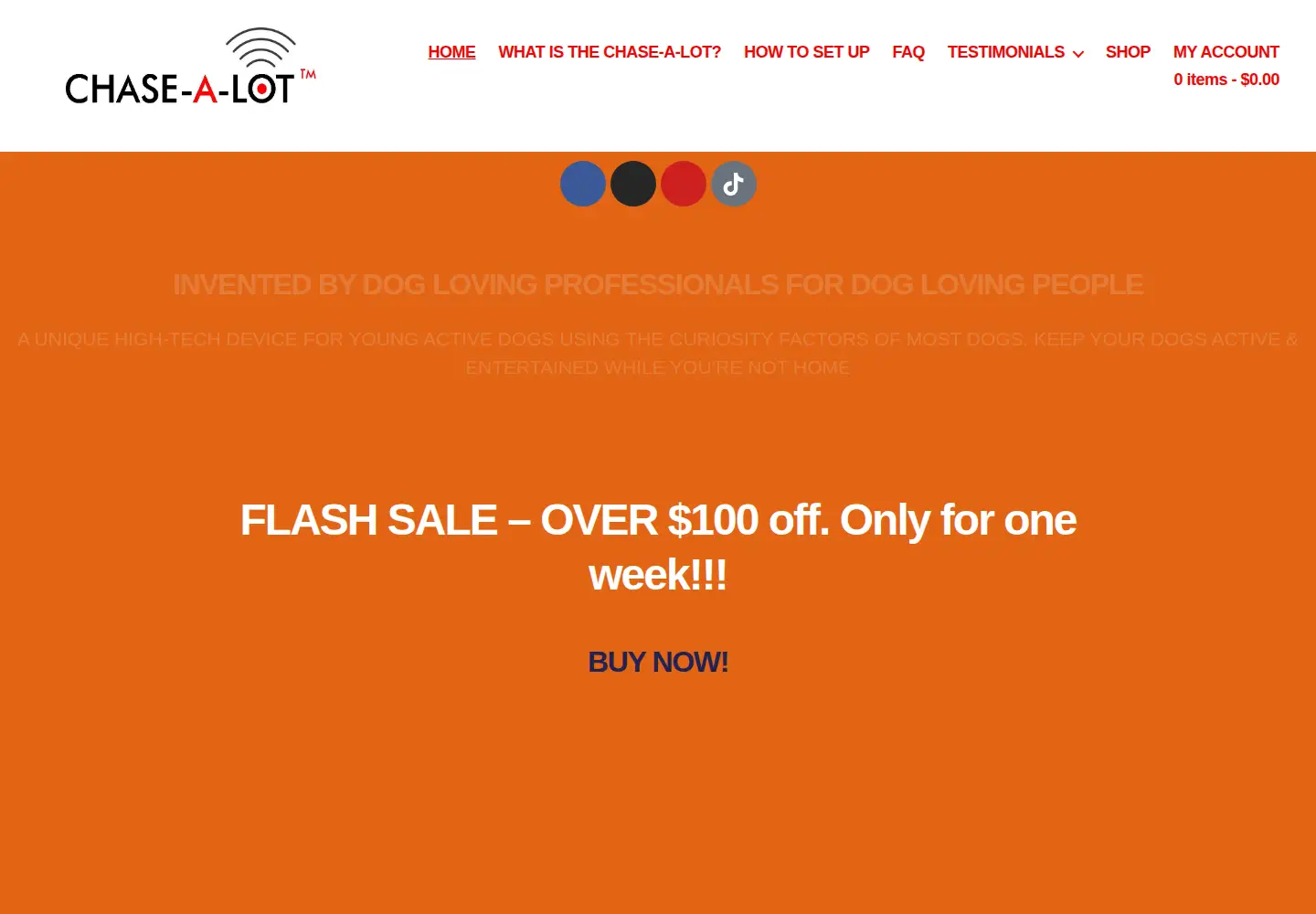Screenshot of chasealot.com