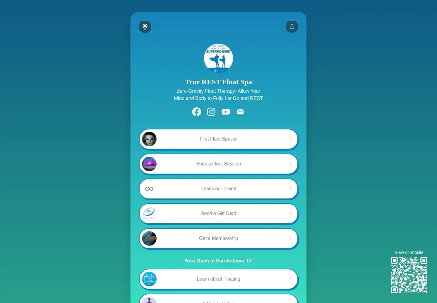 Screenshot of texasfloats.com