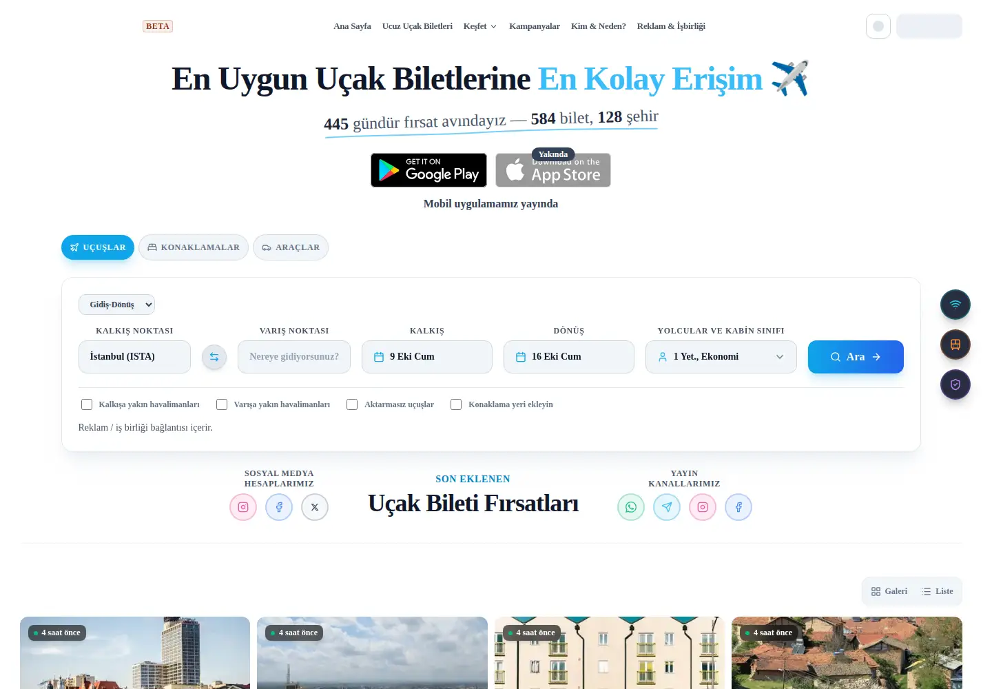 Screenshot of ucuzauc.org