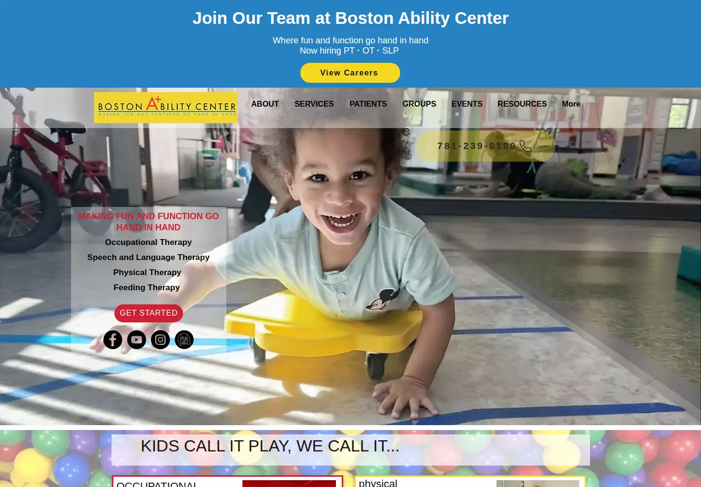 Screenshot of bostonabilitycenter.com