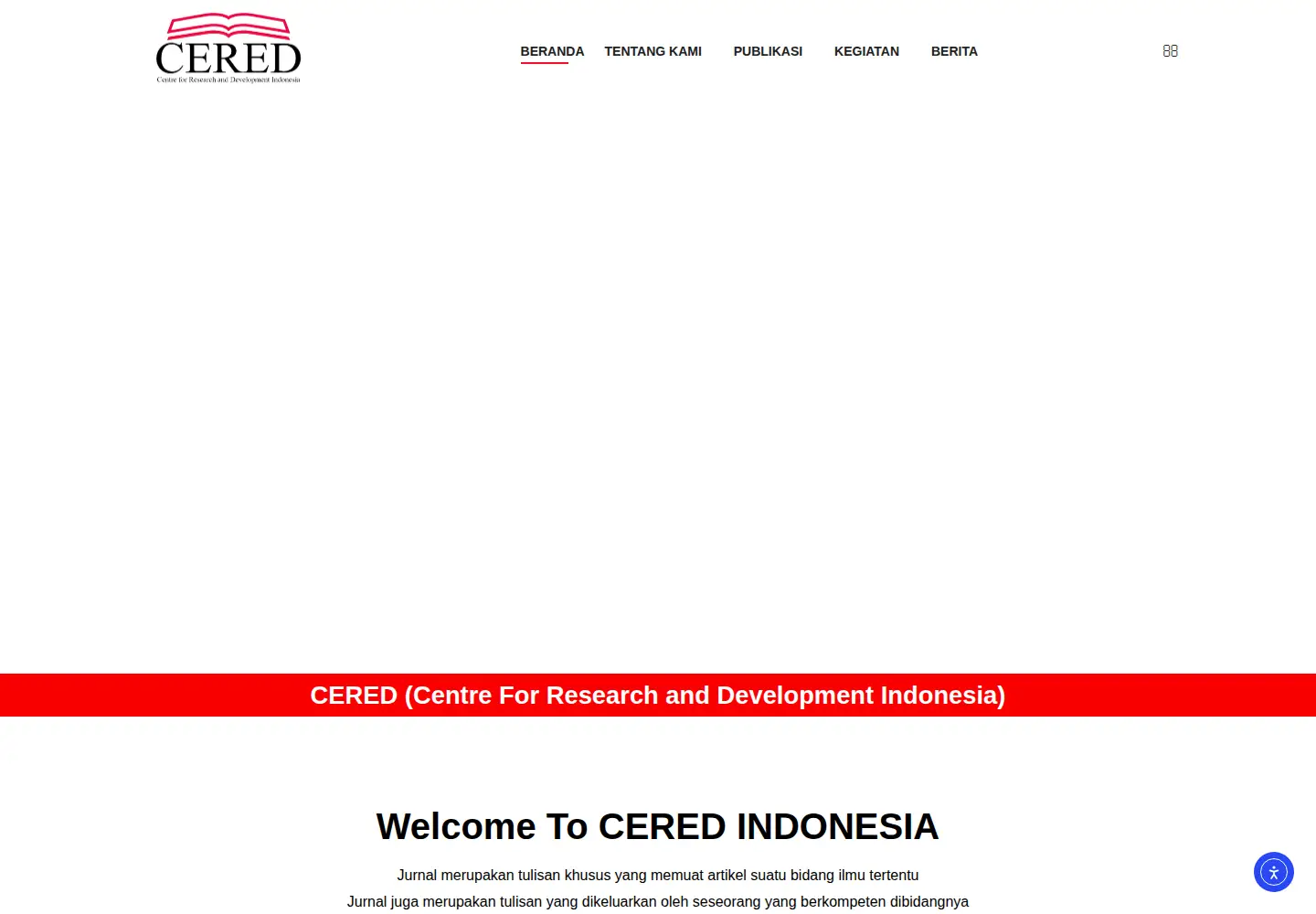 Screenshot of ceredindonesia.or.id