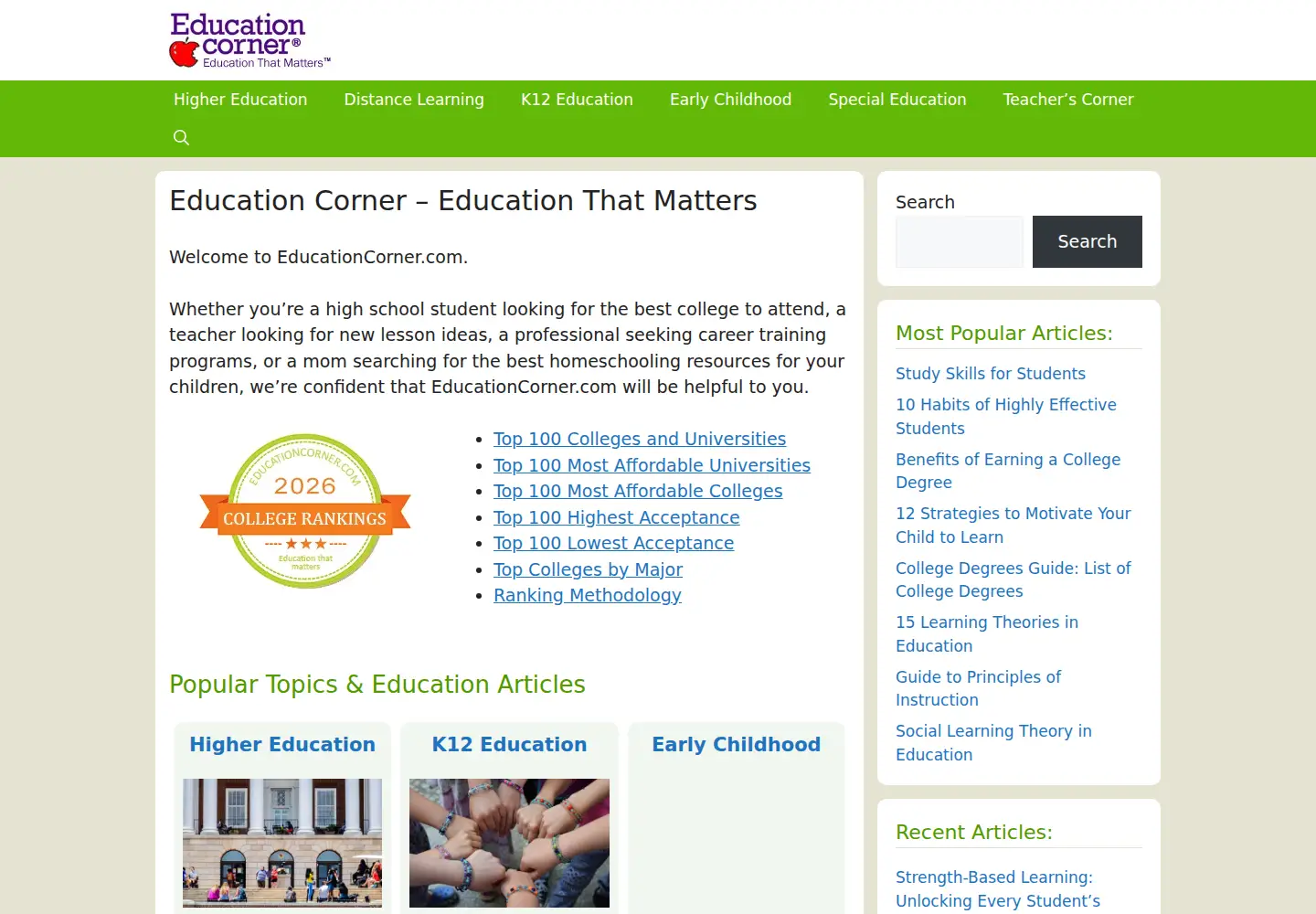 Screenshot of teacherofsci.com