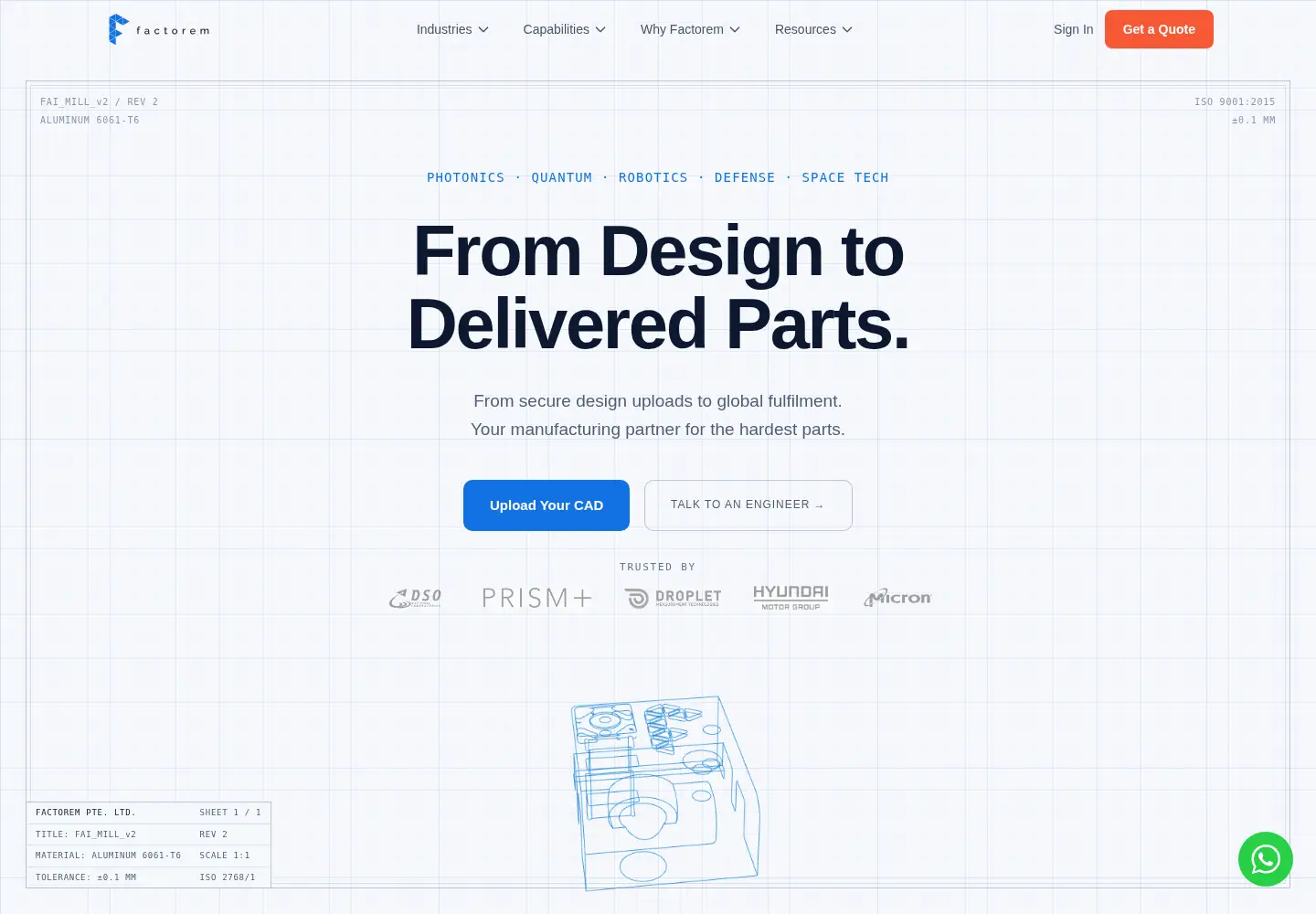 Screenshot of factorem.co