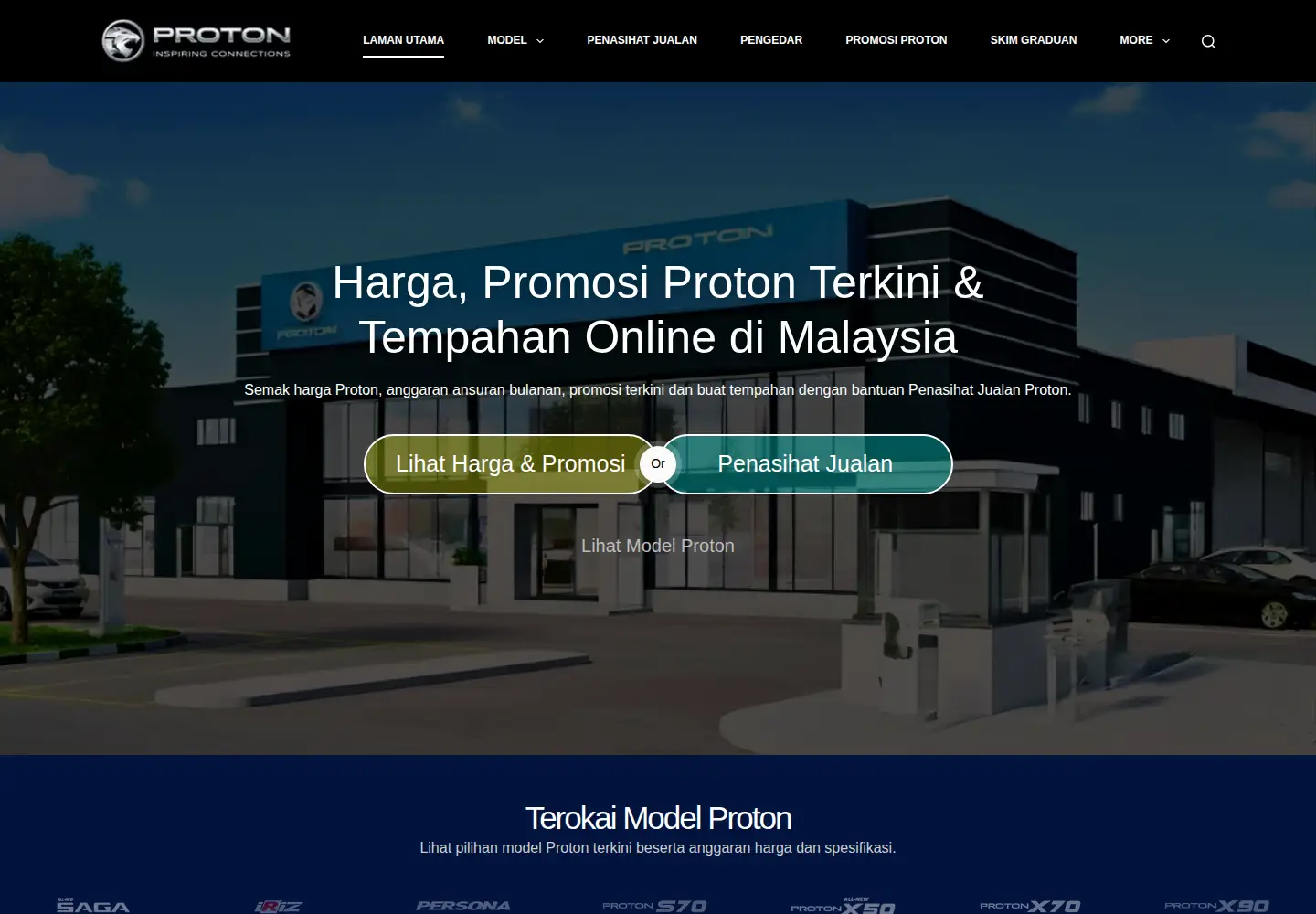Captured homepage of protonsales.online in the current scan
